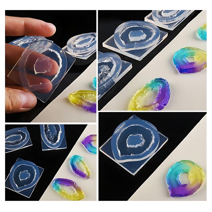 Silikonová odlévací forma - Geode