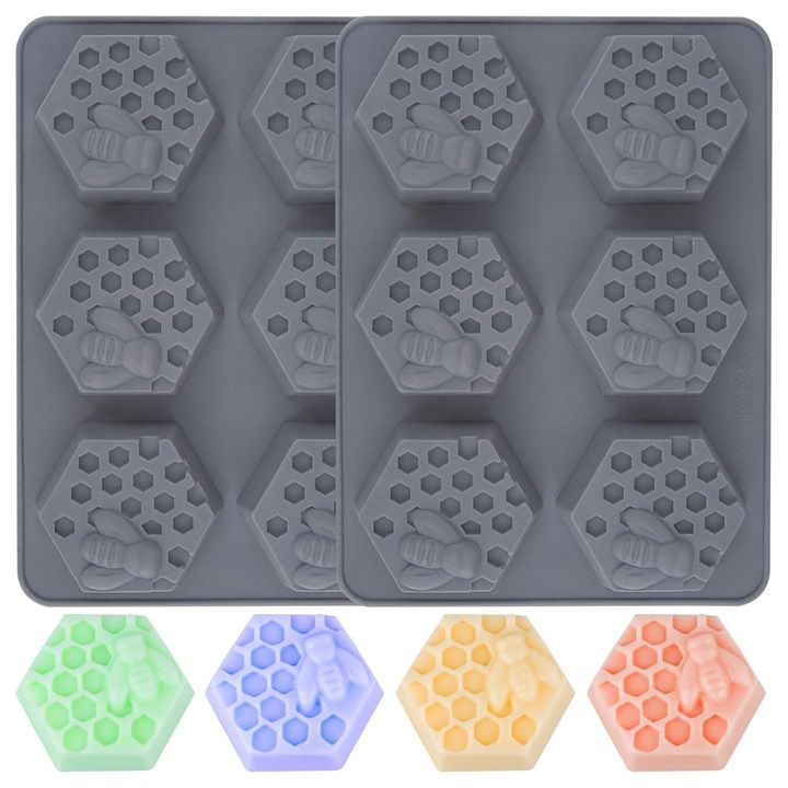 Silikonová forma na odlévání - Design včelího úlu
