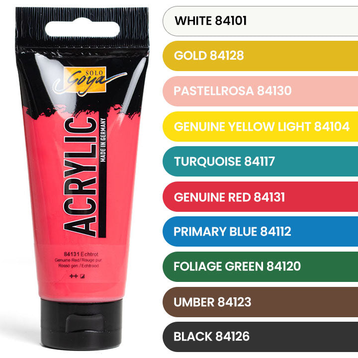 Akrylové barvy Solo Goya - ARTMIE Gold Matches | sada 10 x 100 ml