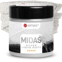 Tekutá metalická pasta ARTMIE MIDAS stříbrná