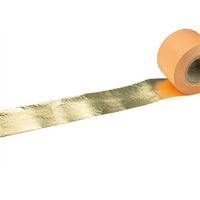 Zlaté kovové plátky v roli 2,5 cm x 50 m