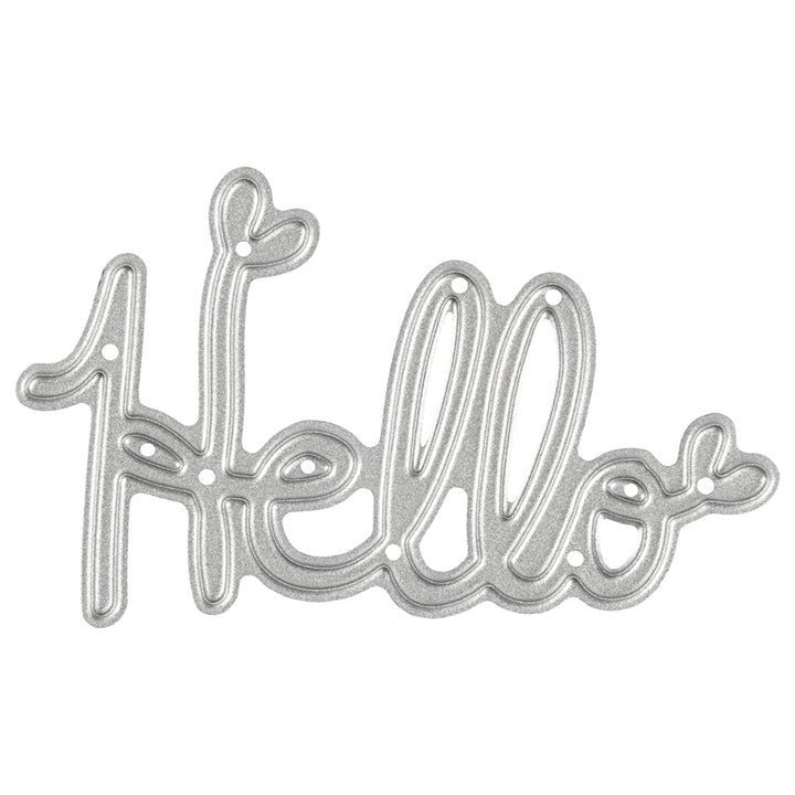 Vyřezávací šablona Hello