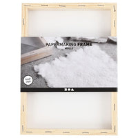 Síťka v rámu na výrobu handmade papíru