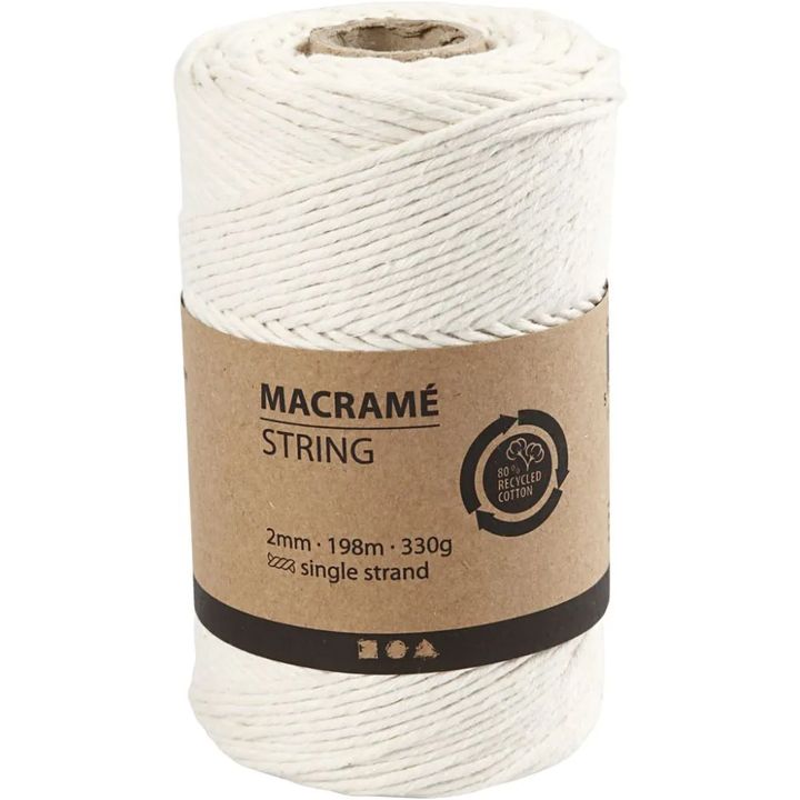 Šňůra na macrame 2 mm x 198 m
