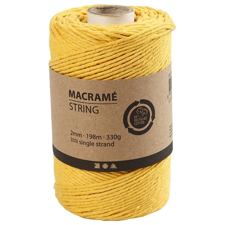 Šňůra na macrame 2 mm x 198 m