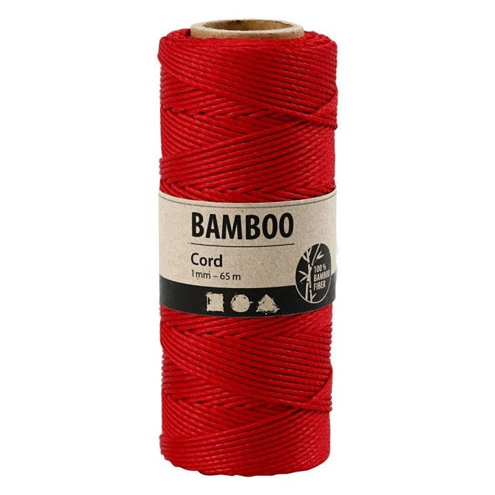 Točený bambusový provázek - 65 m