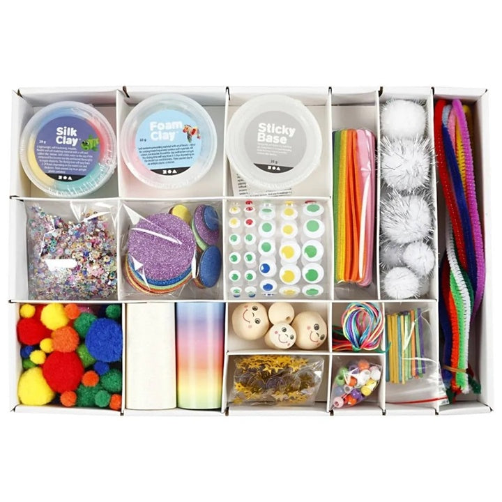 Kreativní sada Rainbow – Mix materiálů