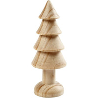 Malý dřevěný vánoční stromek 10 cm