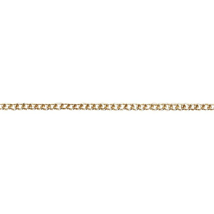 Zlacený řetízek 1 mm x 80 cm
