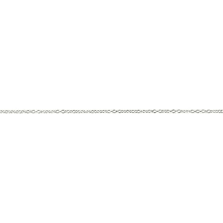 Postříbřený řetízek 2 mm x 20 m