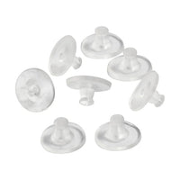 Gumové hřbety náušnic 10mm - 10 párů