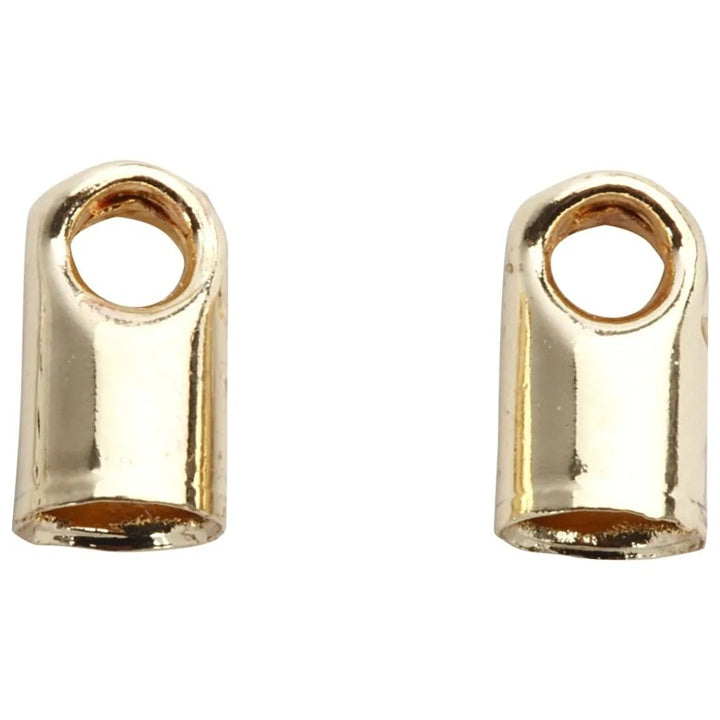 Koncovky na zlaté šperky s očkem, 3 mm, 10 ks