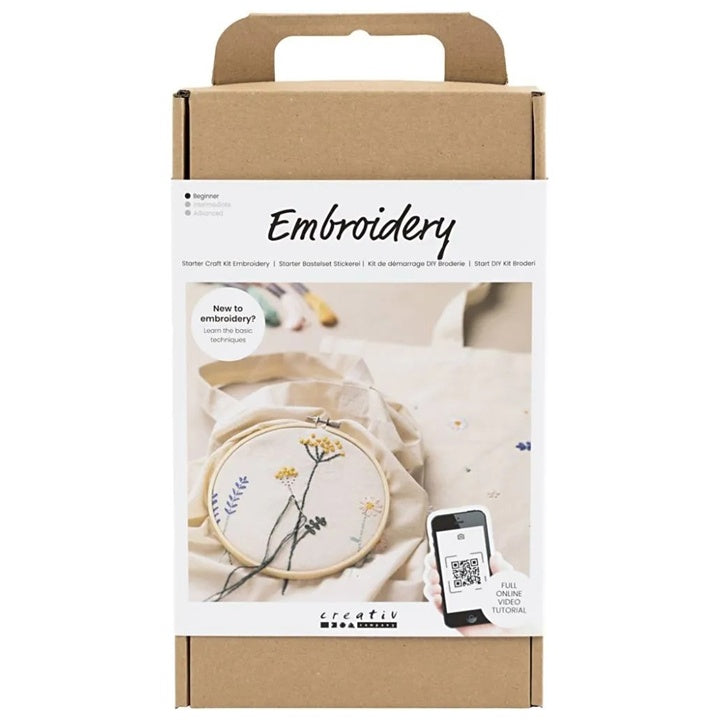 Startovací sada pro vyšívání | Květiny