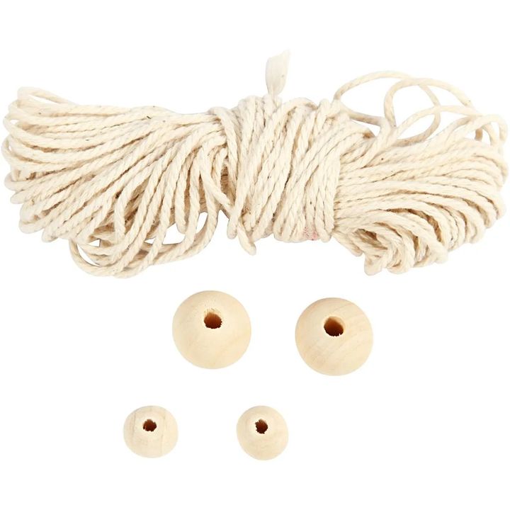 Mini kreativní sada Macrame sněhové vločky