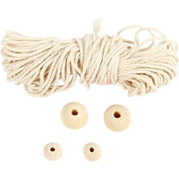 Mini kreativní sada Macrame sněhové vločky