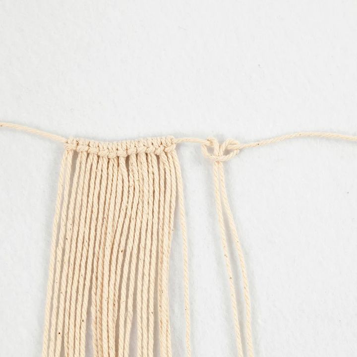 Mini kreativní sada Macrame sněhové vločky