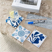 Mini kreativní sada na malování porcelánu - podtácky