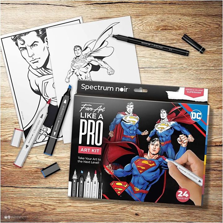 Ilustrační výtvarná stavebnice SUPERMAN