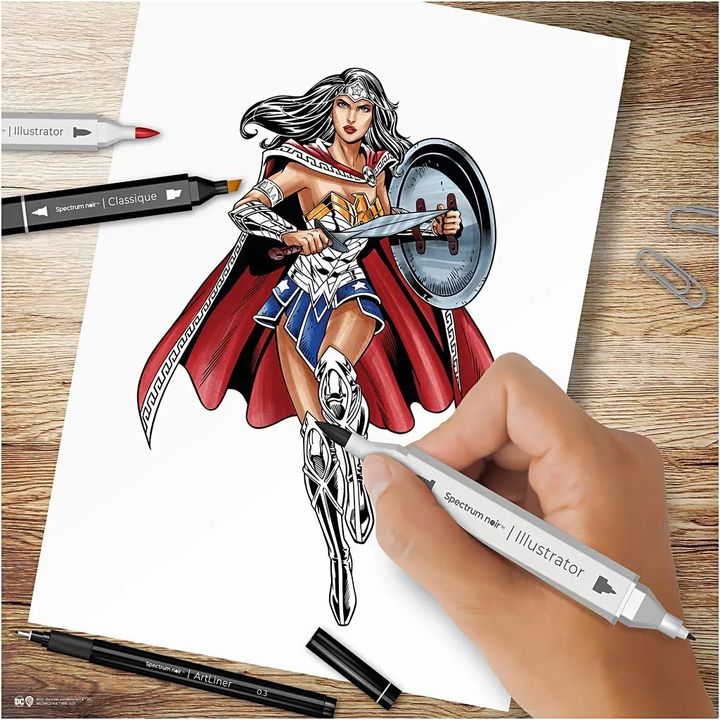 Ilustrační výtvarná stavebnice WONDER WOMAN