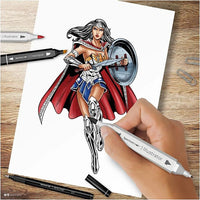 Ilustrační výtvarná stavebnice WONDER WOMAN