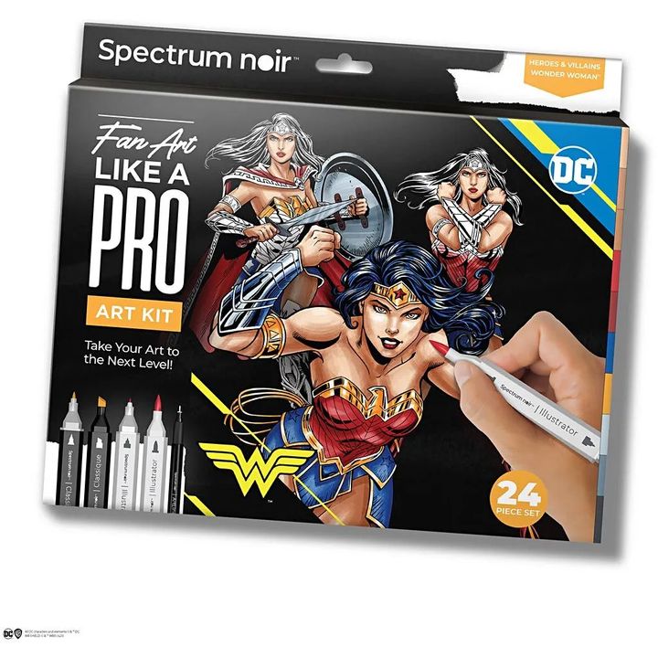 Ilustrační výtvarná stavebnice WONDER WOMAN