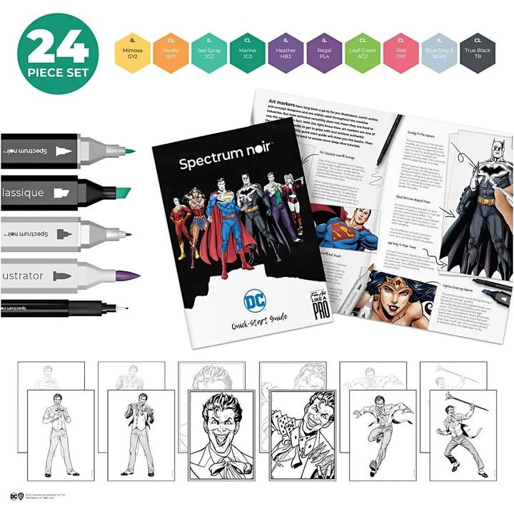 Ilustrační výtvarná stavebnice HEROES AND VILLAINS : THE JOKER