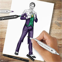 Ilustrační výtvarná stavebnice HEROES AND VILLAINS : THE JOKER