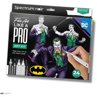 Ilustrační výtvarná stavebnice HEROES AND VILLAINS : THE JOKER