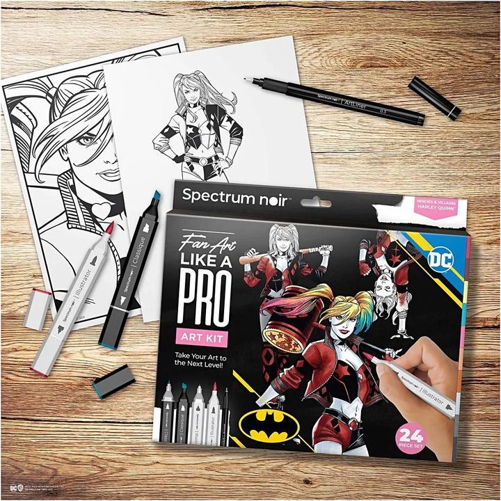 Ilustrační výtvarná stavebnice HARLEY QUINN