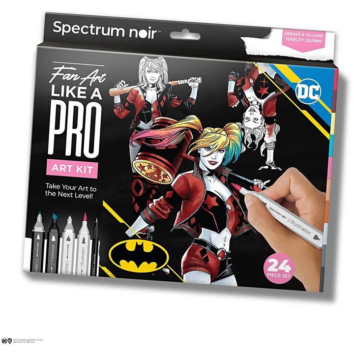 Ilustrační výtvarná stavebnice HARLEY QUINN