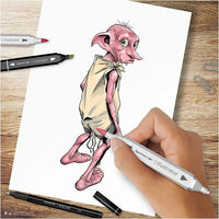 Ilustrační výtvarná stavebnice HARRY POTTER: MAGICAL COMPANIONS