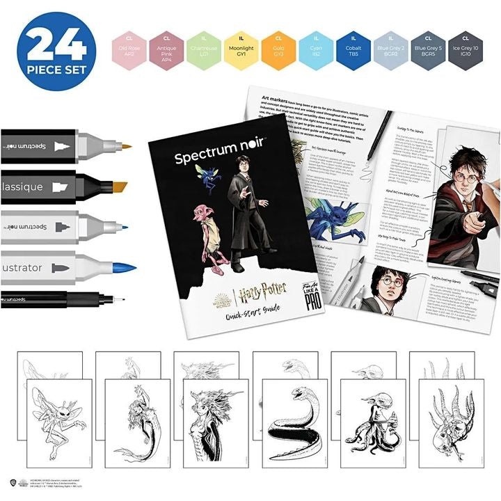 Ilustrační umělecká stavebnice HARRY POTTER: MAGICAL CREATURES