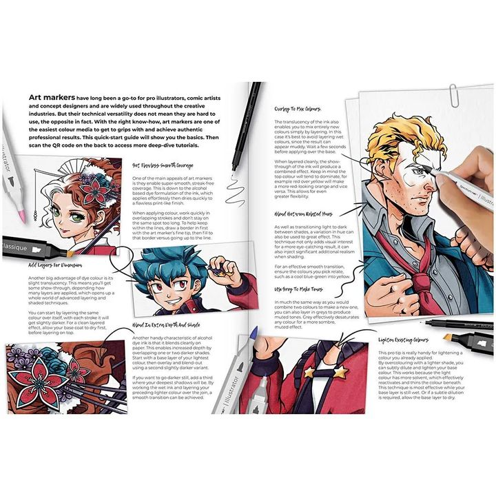 Ilustrační výtvarná stavebnice MANGA A COMIC HEROES