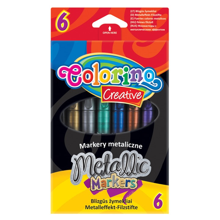 Kovové popisovače Colorino 6 ks