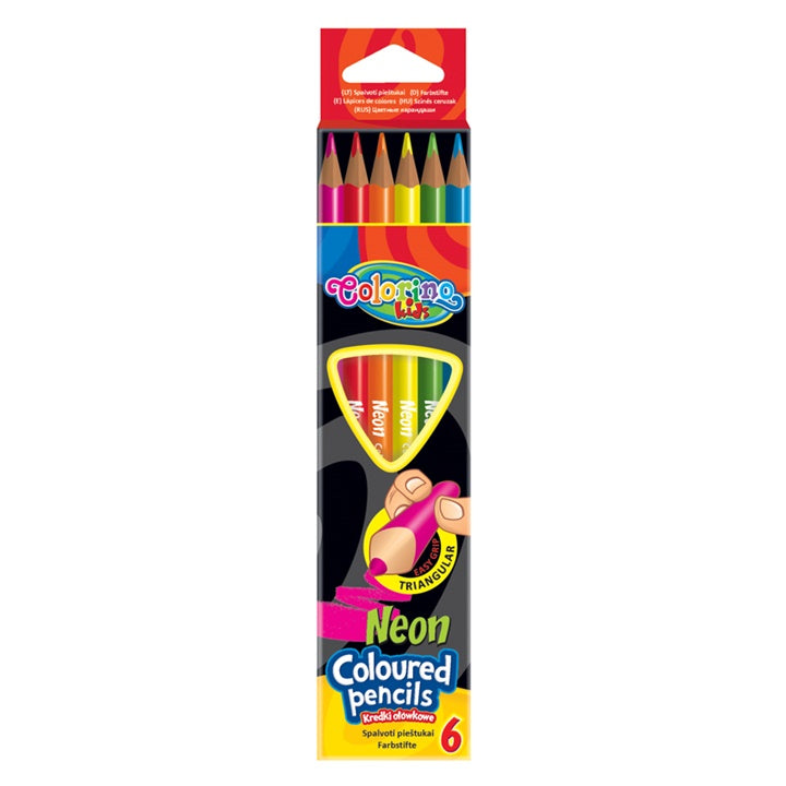 Neonové barvy Colorino - 6 balení