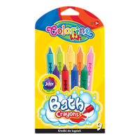 Pastelky do koupele Colorino 9 ks