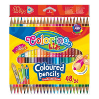 Oboustranné barevné tužky Colorino 24 ks