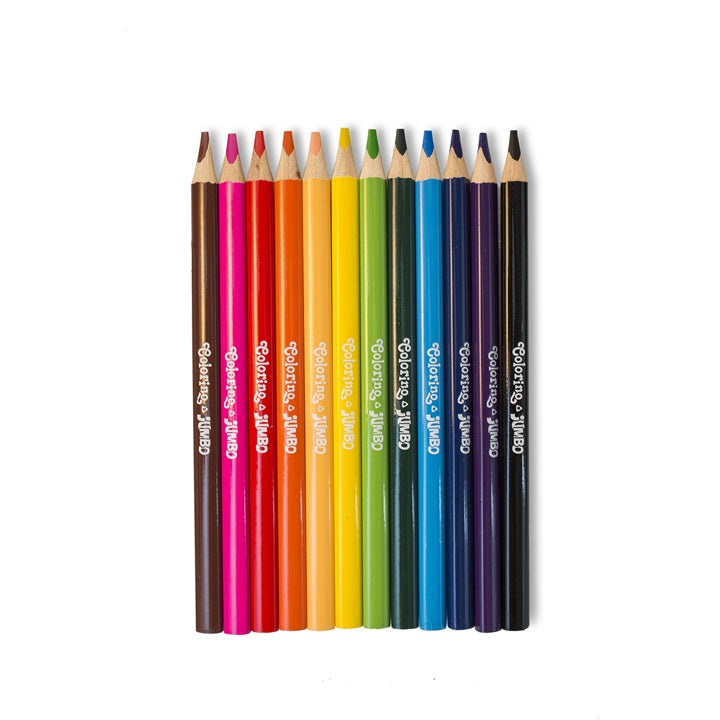 Trojúhelníkové pastelky JUMBO Colorino 12 ks