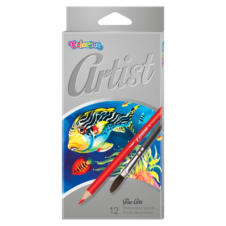Colorino Artist akvarelové tužky se štětcem