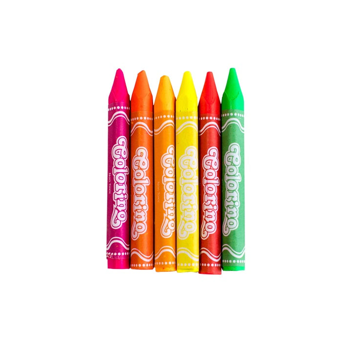 Neonové voskové pastelky Colorino 6 ks