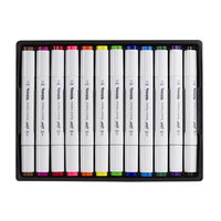 Oboustranné skicovací fixy Colorino Artist 12 ks