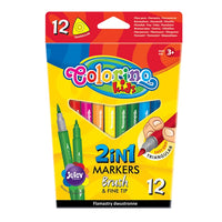 Oboustranné popisovače pro děti Colorino 12 ks