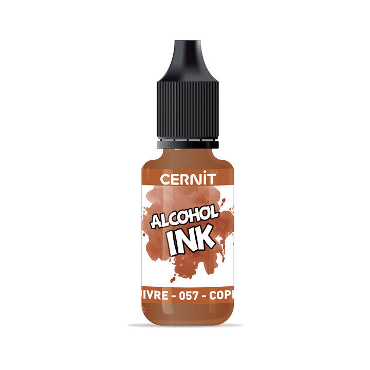 Barevný inkoust CERNIT na bázi alkoholu 20 ml – 057 měď