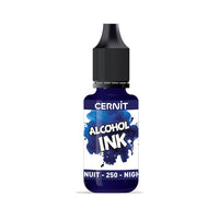 Barevný inkoust CERNIT na bázi alkoholu 20 ml – 250 noční modrá