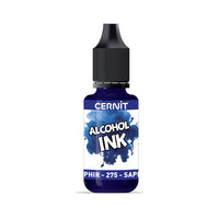 Barevný inkoust CERNIT na bázi alkoholu 20 ml – 275 safírově modrá