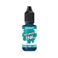 Barevný inkoust CERNIT na bázi alkoholu 20 ml – 280 tyrkysová