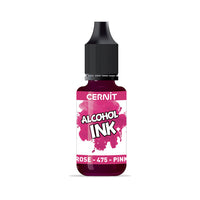 Barevný inkoust CERNIT na bázi alkoholu 20 ml – 475 růžová