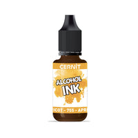 Barevný inkoust CERNIT na bázi alkoholu 20 ml – 755 meruňka