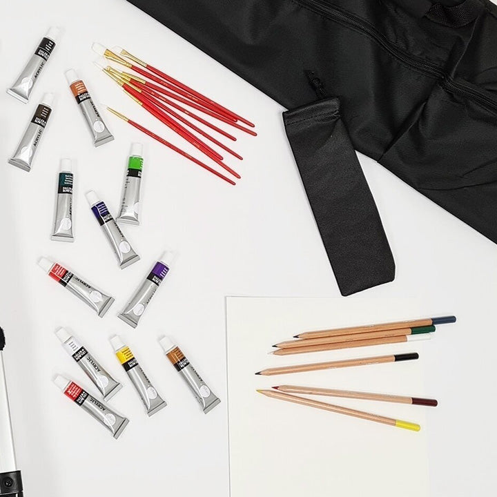 Velký umělecký set Daler-Rowney se stojanem