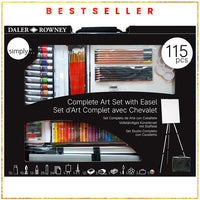 Velký umělecký set Daler-Rowney se stojanem